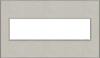 adorne Four-Gang Screwless Wall Plate in True Linen (246|AWM4GTL4)