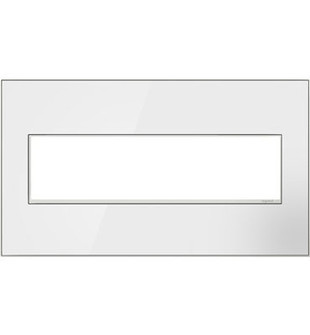 Adorne Gang Wall Plate in White (246|AWM4GMW4)