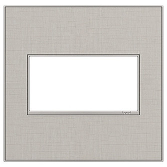adorne Two-Gang Screwless Wall Plate in True Linen (246|AWM2GTL4)
