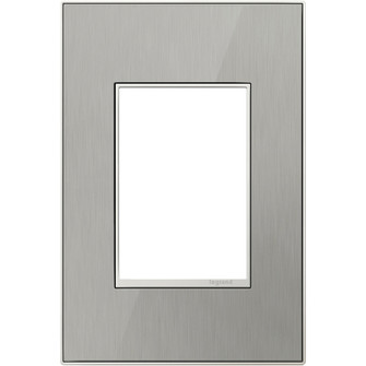 adorne One-Gang-Plus Screwless Wall Plate in Brushed Stainless (246|AWM1G3MS4)