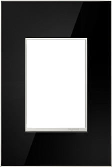adorne One-Gang-Plus Screwless Wall Plate in Mirror Black (246|AWM1G3MB4)