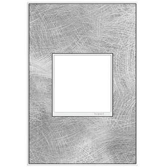 adorne One-Gang Screwless Wall Plate in Spiraled Stainless (246|AWM1G2SP4)