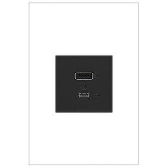 adorne Ultra-Fast USB Type-A/C Outlet Module in Graphite (246|ARUSB2AC6G4)