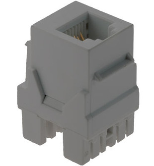 adorne RJ25 Phone Jack in Magnesium (246|ACRJ25M1)