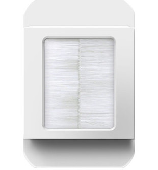 adorne In-Wall Cable Access Port in White (246|ACBRSTPW1)