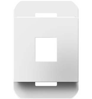 adorne 1-Port Frame in White (246|AC1PFW1)