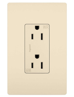 radiant Outdoor Outlet in Light Almond (246|885TRWRLA)