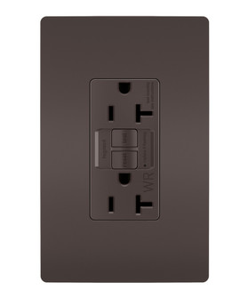 radiant Tamper-Resistant Weather-Resistant 20A Duplex Self-Test GFCI Receptacles with SafeLock Protection in Brown (246|2097TRWR)