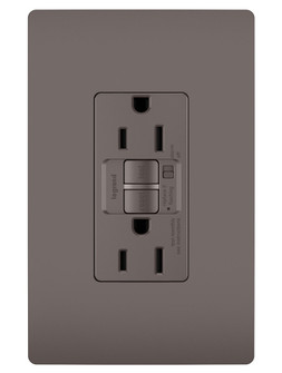 radiant Tamper-Resistant 15A Duplex Self-Test GFCI Receptacles with SafeLock Protection in Brown (246|1597TR)