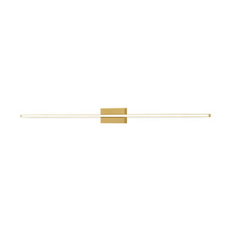 Vega Minor LED Wall Sconce in Brushed Gold (347|WS18248-BG)