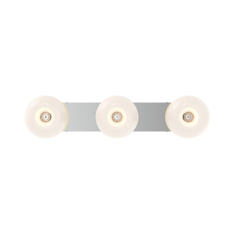 Samar Three Light Vanity in Chrome/Opal Glass (347|VL57532-CH/OP)