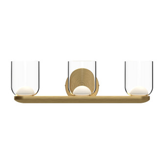 Cedar LED Vanity in Brushed Gold/Clear (347|VL52520-BG/CL)