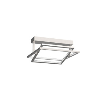 Mondrian LED Semi-Flush Mount in Brushed Nickel (347|SF16316-BN)