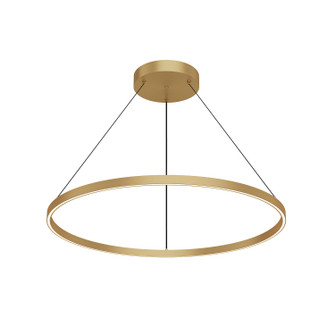 Cerchio LED Pendant in Brushed Gold (347|PD87736-BG)