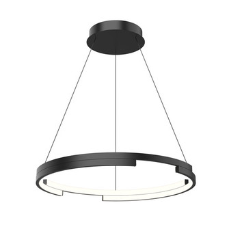 Anello Minor LED Pendant in Black (347|PD52724-BK)