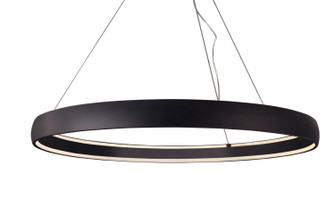 Halo LED Pendant in Black (347|PD22753-BK)