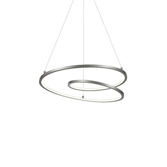 Twist LED Pendant in Antique Silver (347|PD11119-AS)