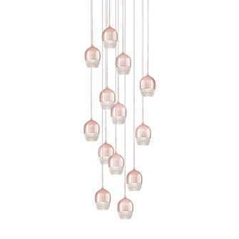 LED Pendant in Rose Gold (347|MP12813-RG)