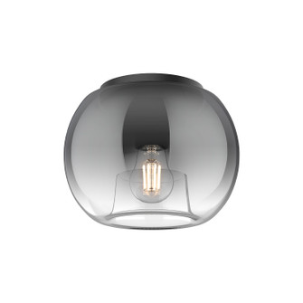 Samar One Light Flush Mount in Black/Smoked (347|FM57508-BK/SM)