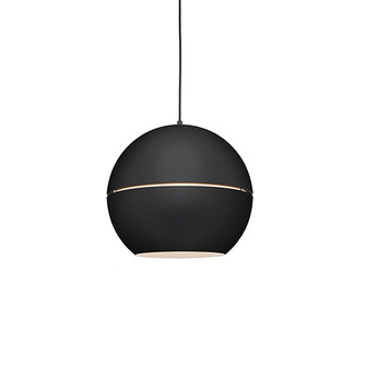 Lucas One Light Pendant in Black (347|494016-BK)