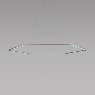 Z-Bar Pendant LED Pendant in Silver (240|ZBP-24-H-SW-SIL-CNP)