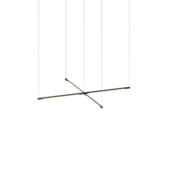 Z-Bar Pendant LED Pendant in Matte Black (240|ZBP-16-CS-SW-MTB-CNP)