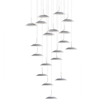 Royyo LED Pendant in Silver (240|RYP-C19-SW-SIL)