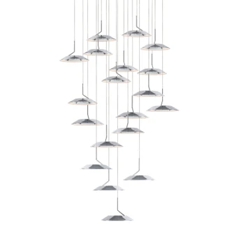 Royyo LED Pendant in Chrome (240|RYP-C19-SW-CRM)
