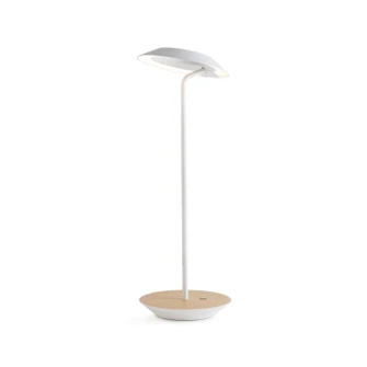 Royyo LED Desk Lamp in Matte White, White Oak (240|RYO-SW-MWT-WOK-DSK)
