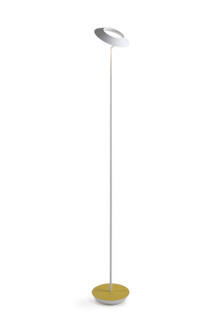 Royyo LED Floor Lamp in Matte White, Honeydew (240|RYO-SW-MWT-HDF-FLR)