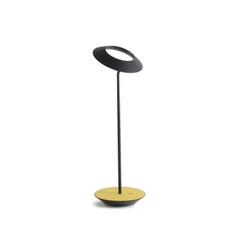 Royyo LED Desk Lamp in Matte Black, Honeydew Felt (240|RYO-SW-MTB-HDF-DSK)