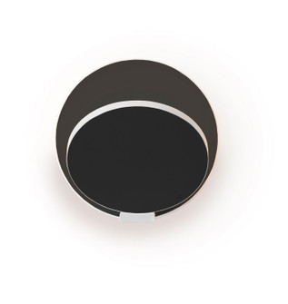 Gravy LED Wall Sconce in Matte White/Metallic Black (240|GRW-S-MWT-MBK-HW)