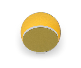 Gravy LED Wall Sconce in Matte White, Honeydew Felt (240|GRW-S-MWT-HDF-PI)