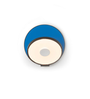 Gravy LED Wall Sconce in Metallic black, matte blue (240|GRW-S-MBK-MBL-HW)
