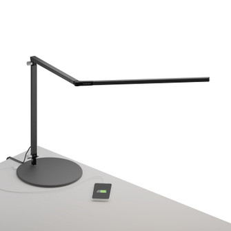 Z-Bar LED Desk Lamp in Metallic black (240|AR3000-WD-MBK-USB)