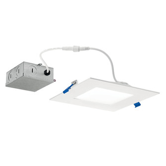 Direct To Ceiling Slim LED Downlight in Textured White (12|DLSL06S3090WHT)