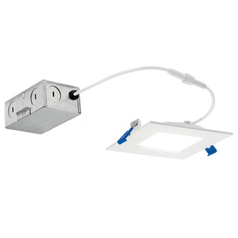 Direct To Ceiling Slim LED Downlight in Textured White (12|DLSL04S3090WHT)