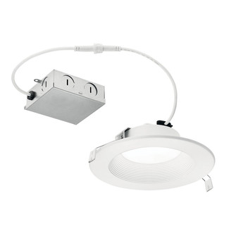 Direct To Ceiling Recessed LED Downlight in Textured White (12|DLRC06R2790WHT)