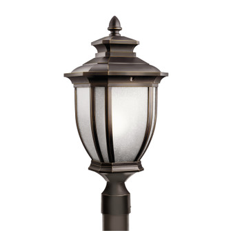 Salisbury One Light Outdoor Post Mount in Rubbed Bronze (12|9938RZ)