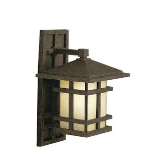 Cross Creek One Light Outdoor Wall Mount in Aged Bronze (12|9130AGZ)