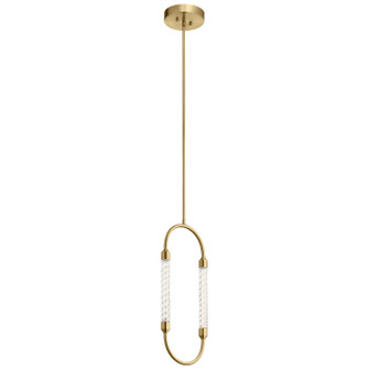 Delsey LED Mini Pendant in Champagne Gold (12|84150)