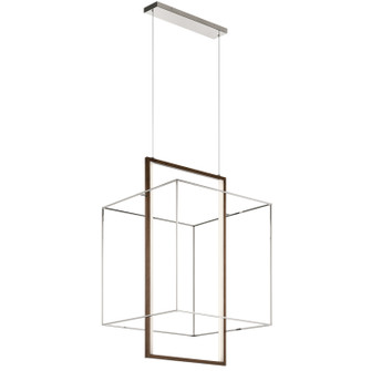 Viho LED Foyer Chandelier in Polished Nickel (12|84044)