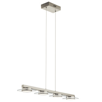 Azenda LED Linear Pendant in Brushed Nickel (12|83945)