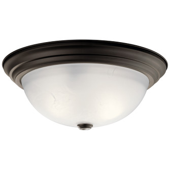 Three Light Flush Mount in Olde Bronze (12|8116OZ)