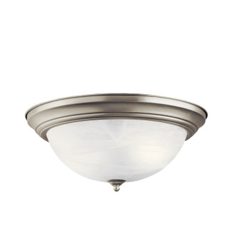 Three Light Flush Mount in Brushed Nickel (12|8110NI)