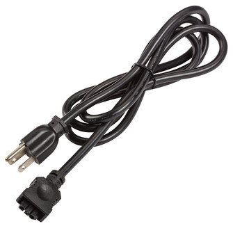 Under Cabinet Accessories Ucab 3-Prong Cord in Black Material (Not Painted) (12|6UCORDBK)