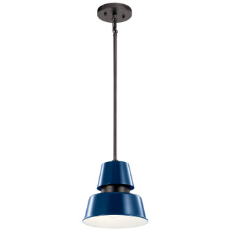 Lozano One Light Outdoor Pendant in Catalina Blue (12|59003CBL)