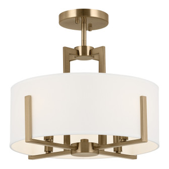 Malen Four Light Pendant/Semi Flush in Champagne Bronze (12|52591CPZ)