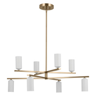 Gala LED Chandelier in Champagne Bronze (12|52532CPZWH)