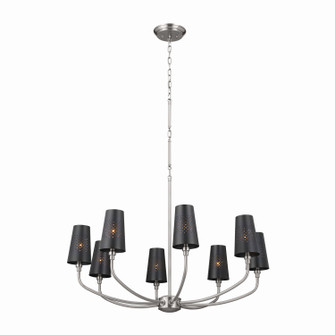Adeena Eight Light Chandelier in Classic Pewter (12|52509CLP)